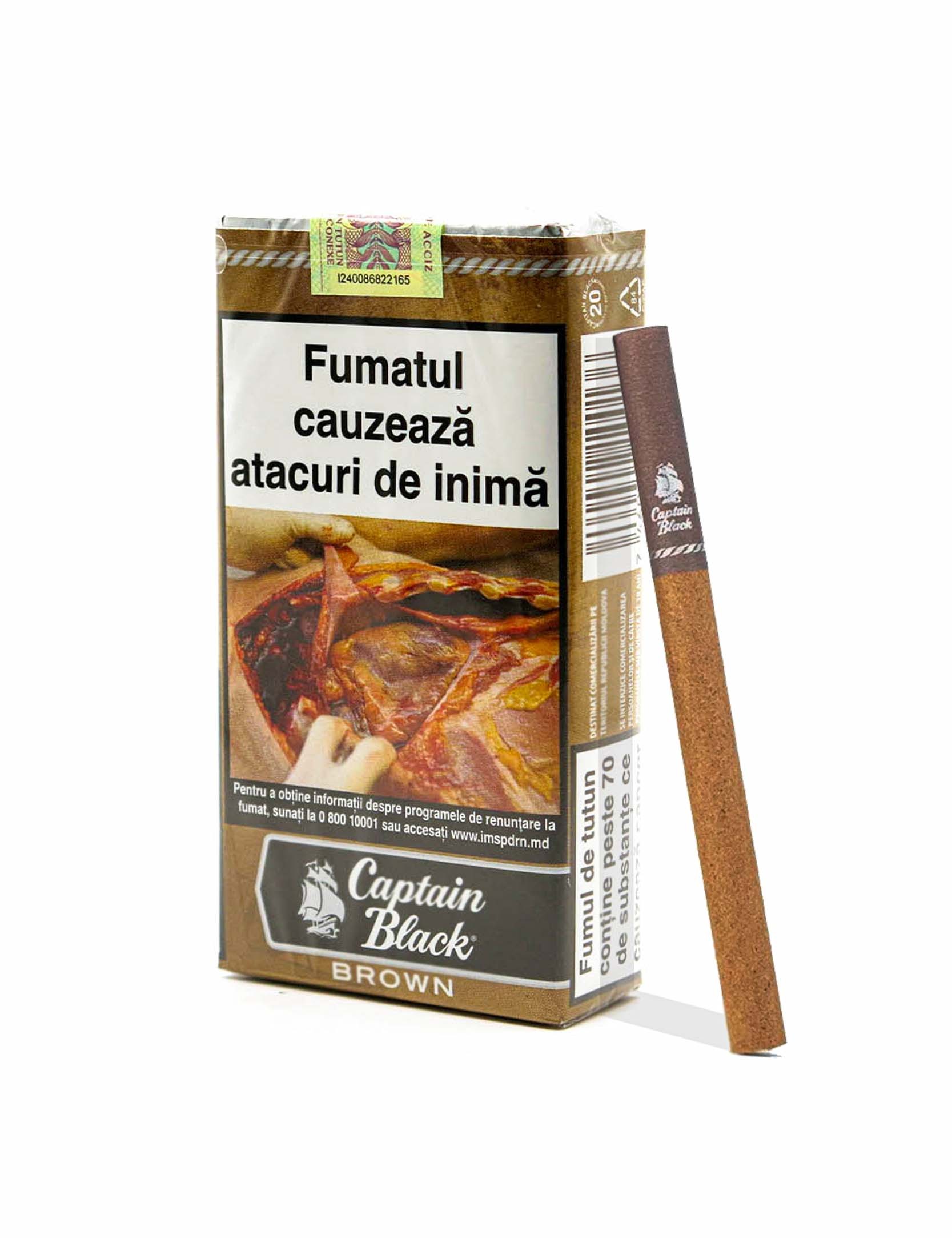 Captain Black Little Cigars BROWN (pachet 20 buc)